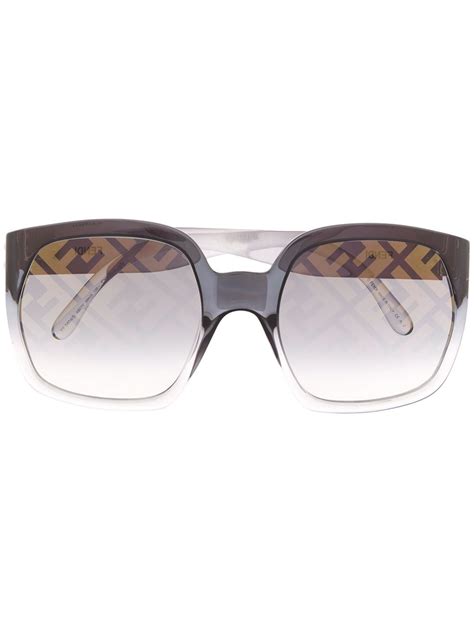 fendi sunglasses print|Fendi oversized sunglasses.